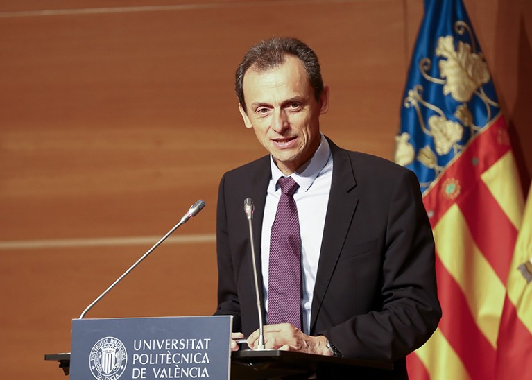 Pedro Duque attends inauguration of the academic year at the University of Valencia at Universidad Politecnica de Valencia