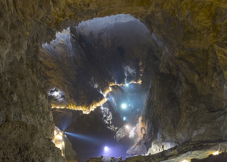 Interior of the Skocjan Caves, Green Karst, Slovenia