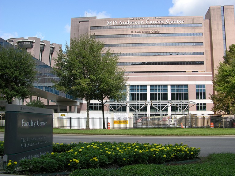 The MD Anderson Cancer Center in Houston, Texas