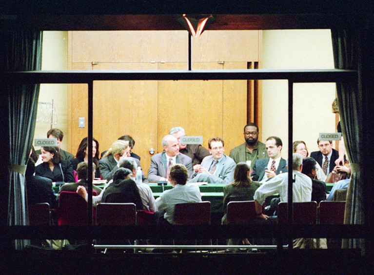 A view of the UN Climate Change conference (COP3) at Kyoto International Conference Center on 9 December 1997