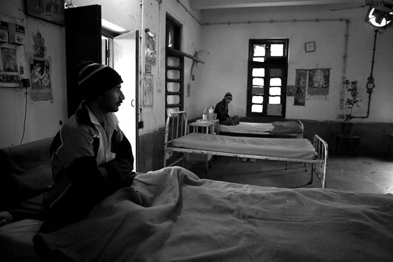 The multi-drug-resistant TB ward at a hospital in Delhi, India.