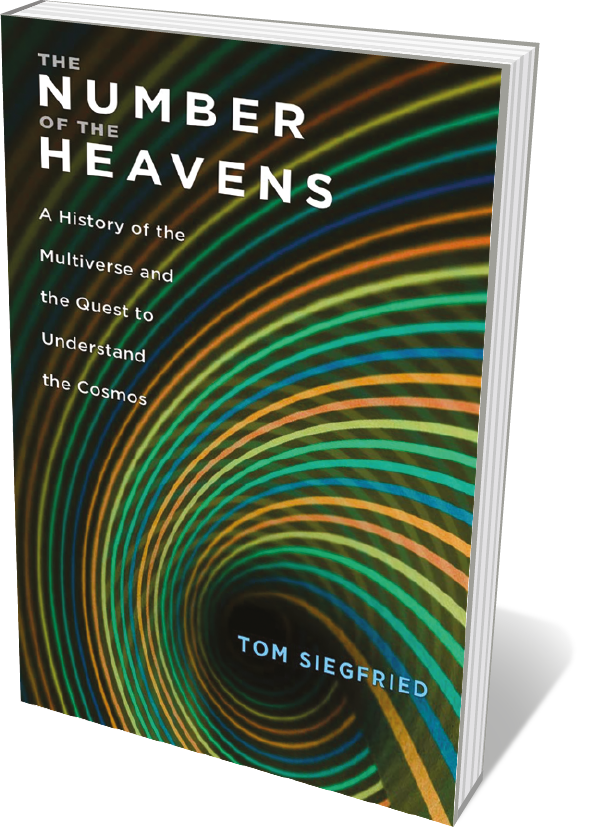 Book jacket 'The Number of the Heavens'