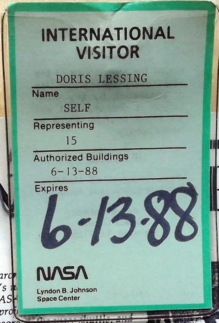 Doris Lessing’s NASA pass