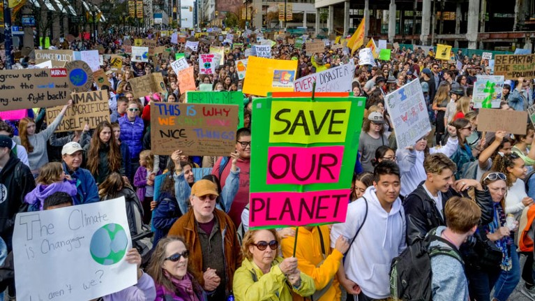 Global Climate Strike, Vancouver, Canada, 27 September 2019.