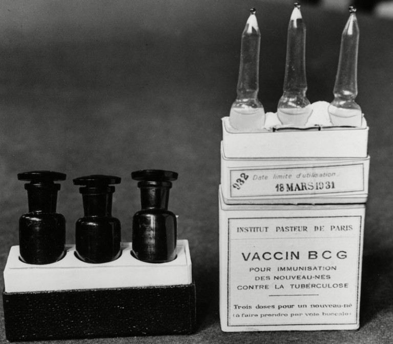 Image of Vaccine BCG ampullae.