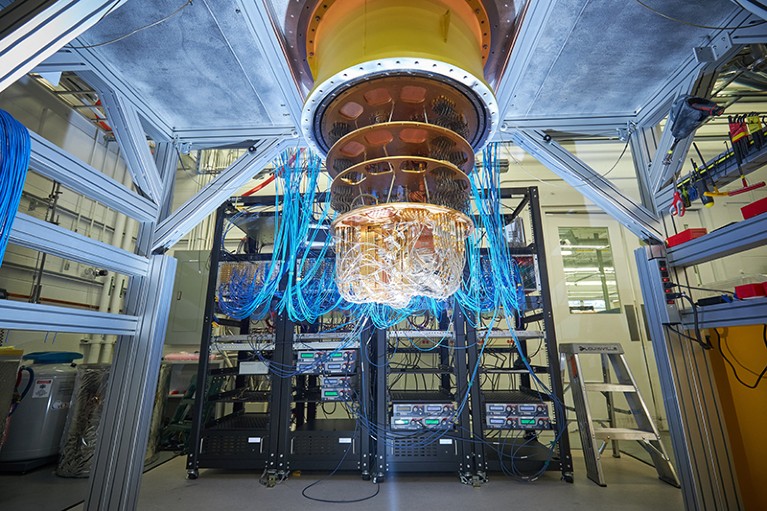 The Sycamore quantum processor at the Google Hardware lab
