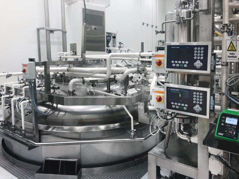 A 20K bioreactor in Lonza’s Visp facility, Switzerland