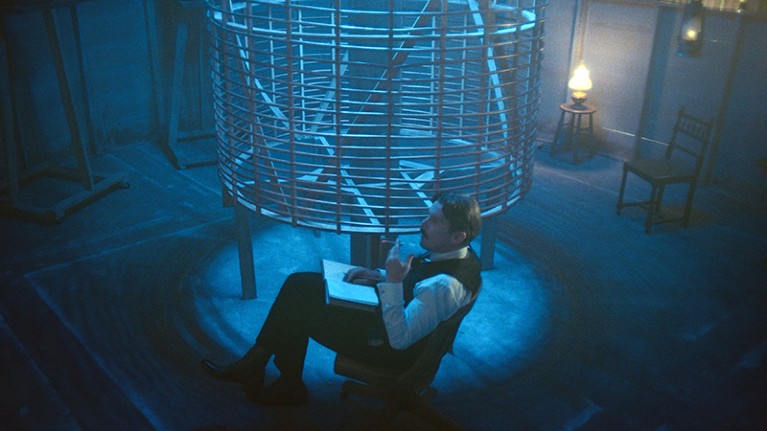 Ethan Hawke as Nikola Tesla in Michael Almereyda’s TESLA.