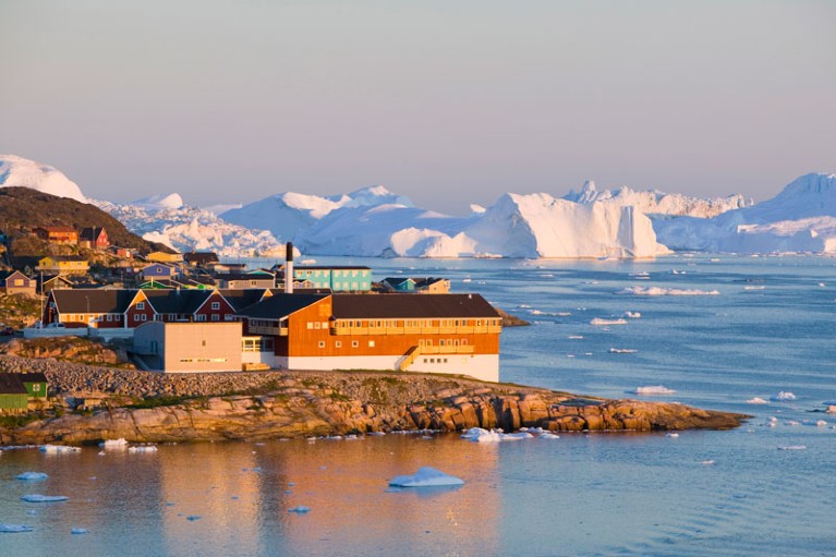 Colourful houses in Ilulissat, Greenland