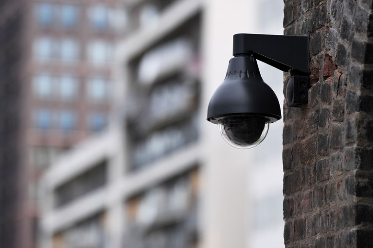 Surveillance camera at Kings Cross Central