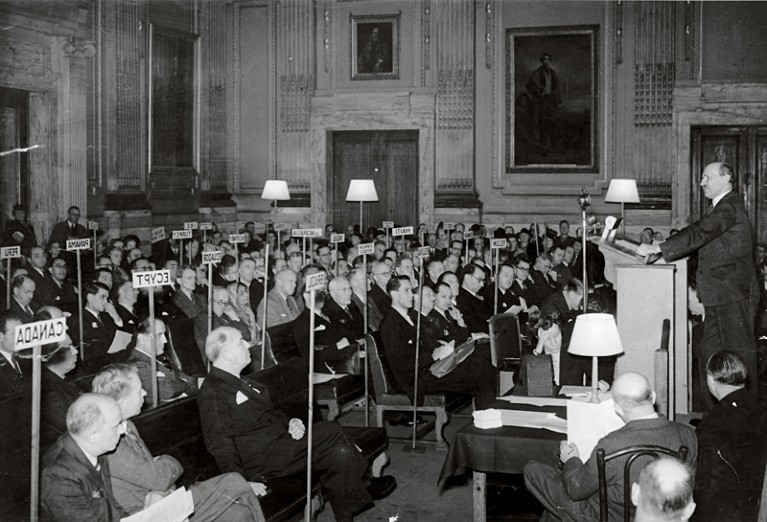The birth of UNESCO in London, 1945