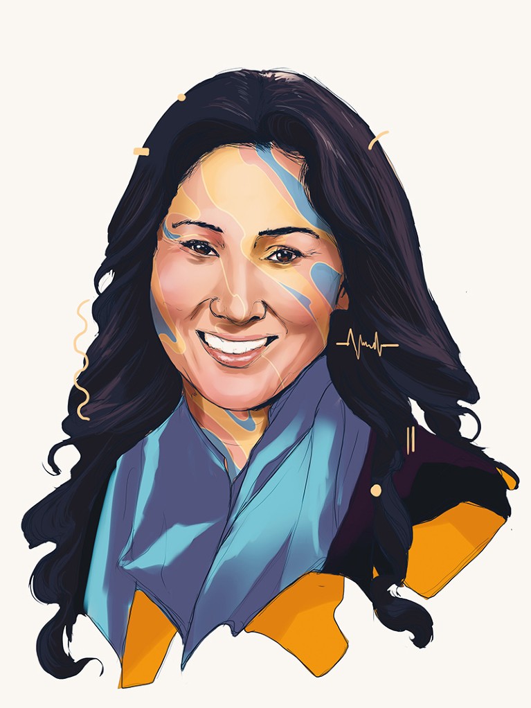 Illustrated portrait of Cynthia Breazeal