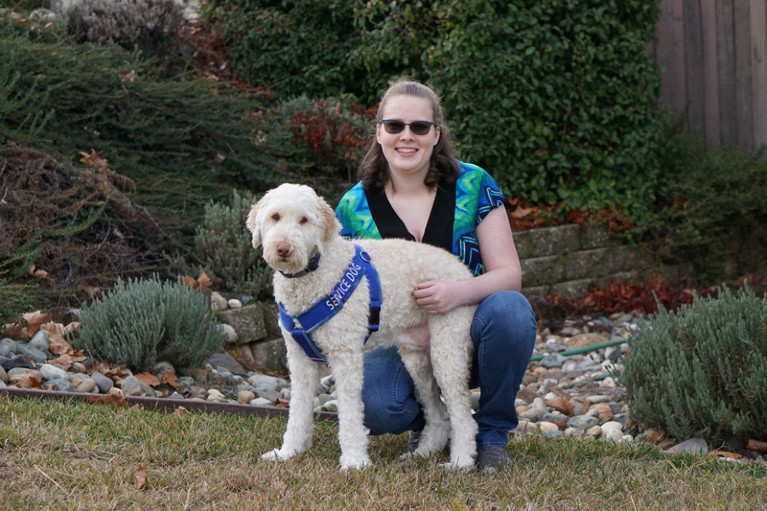 Very Good Service Dog Wears PPE to be Allowed as Scientist's Lab