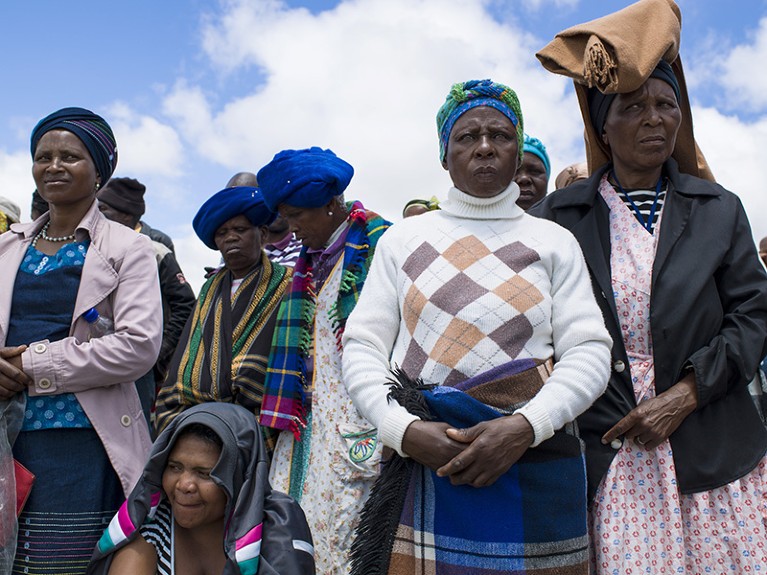 Xhosa women in Qunu South Africa