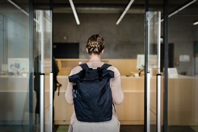 Yellow Science Survey Backpack