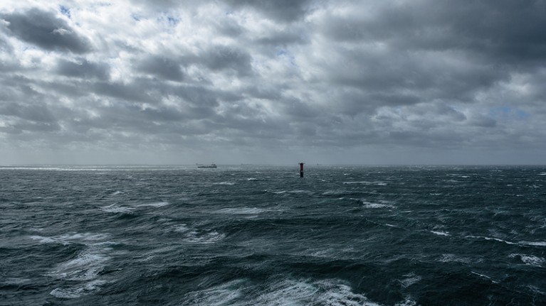 Scenic View Of Sea Against Sky.