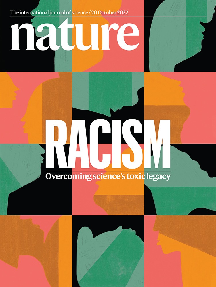 The cover of Nature's racism in science 20th October 2022 issue