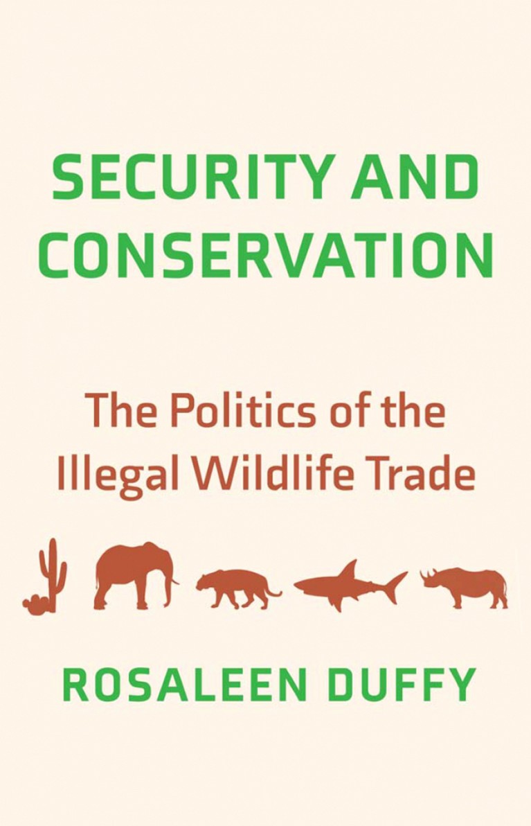 Book cover artwork for Security and Conservation: The Politics of the Illegal Wildlife Trade