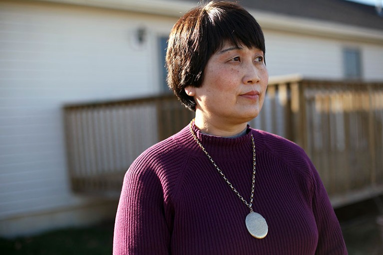 Sherry Chen, a government hydrologist accused of spying for the Chinese government, in Wilmington, Ohio.