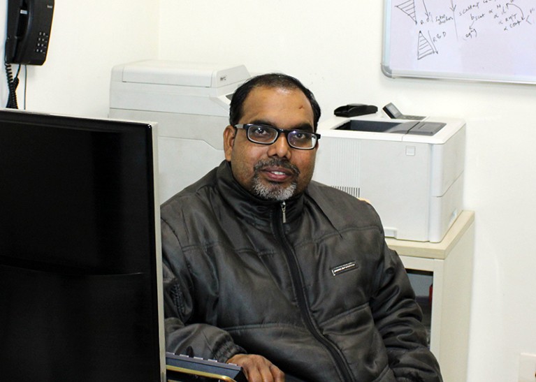 Kirpa Ram in his office.