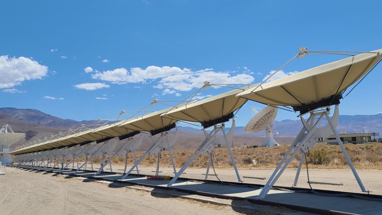 The Deep Synoptic Array on a sunny day