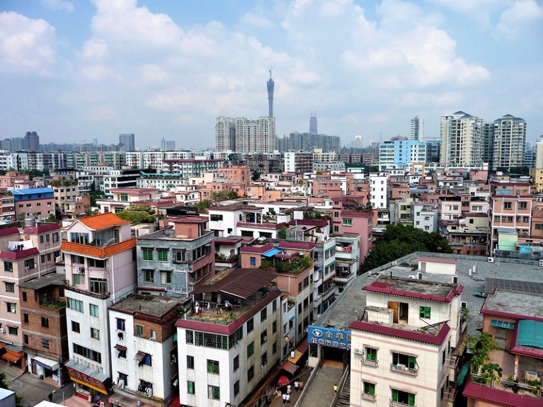 Urban village of Xincún, one of my case-study sites in the expanding and rapidly transforming city of Guangzhou.