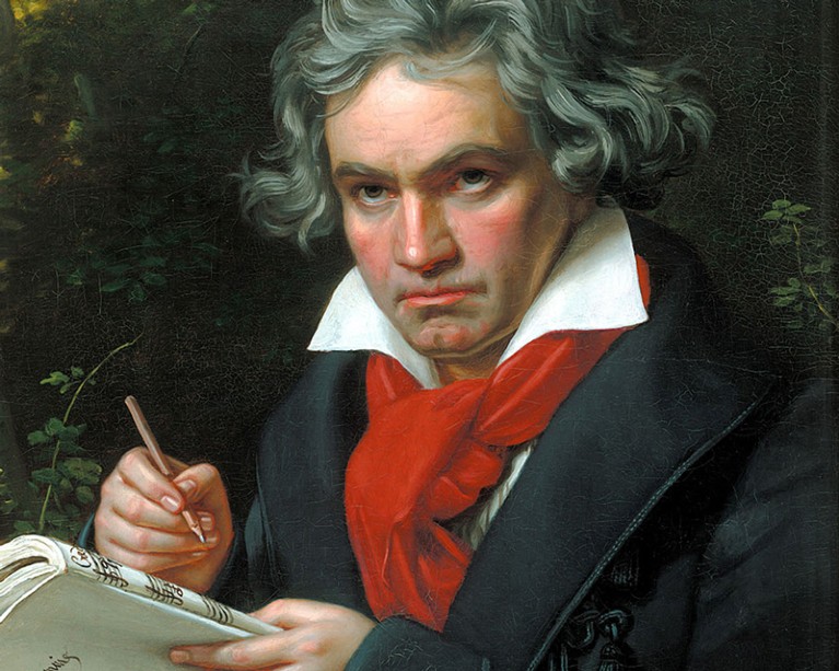 Painting of Ludwig van Beethoven