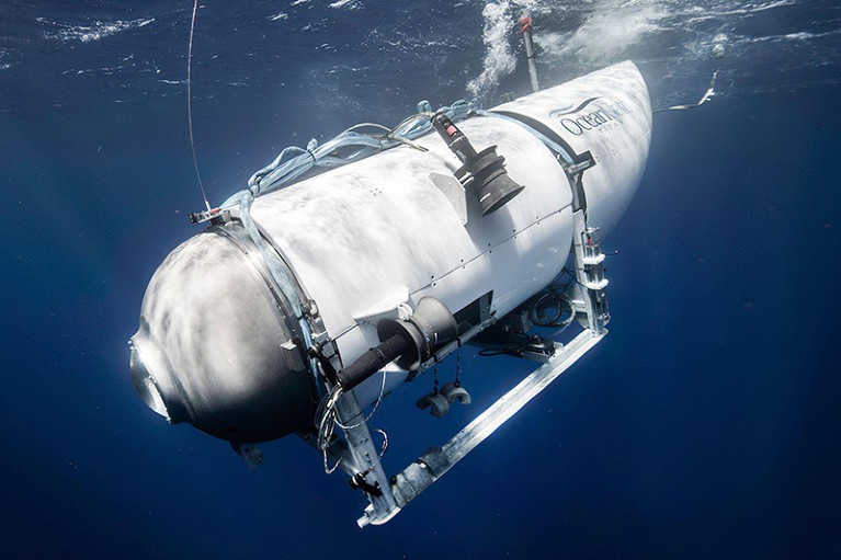 The Oceangate submersible "Titan".