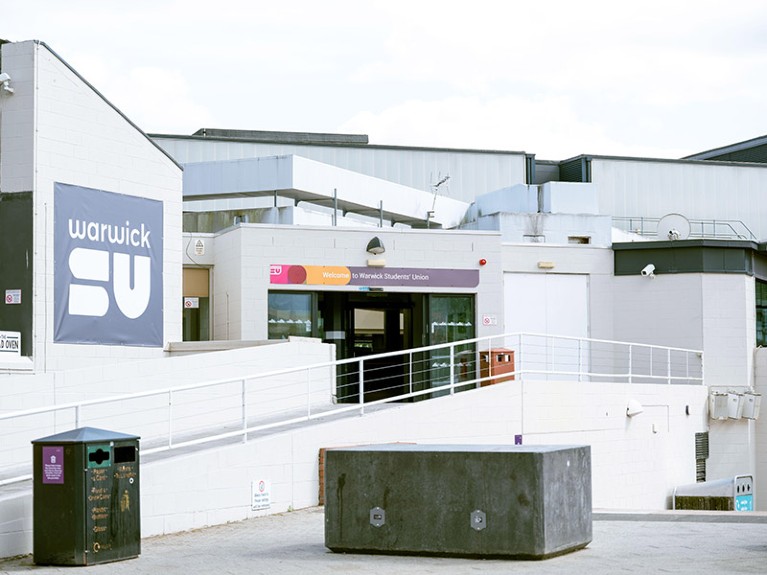 University of Warwick, Student Union building viewed from the outside