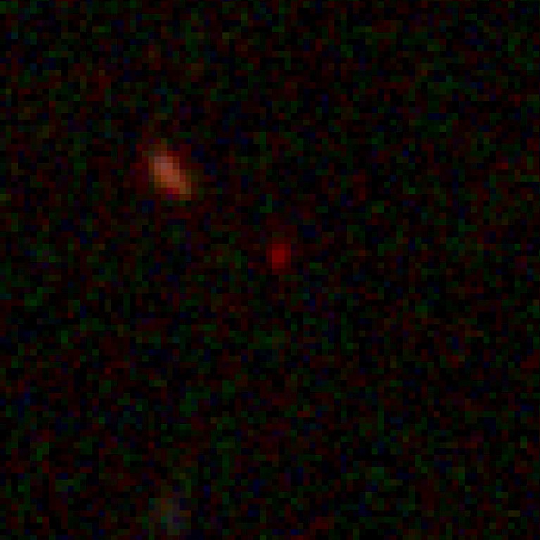 JWST NIRCam imaging of JADES-GS-z13-0