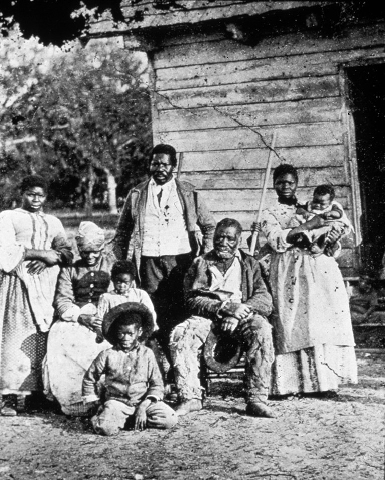 1862: A slave family in South Carolina