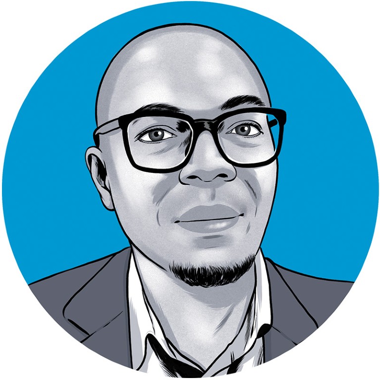 Illustrated portrait of Kofi Amegah