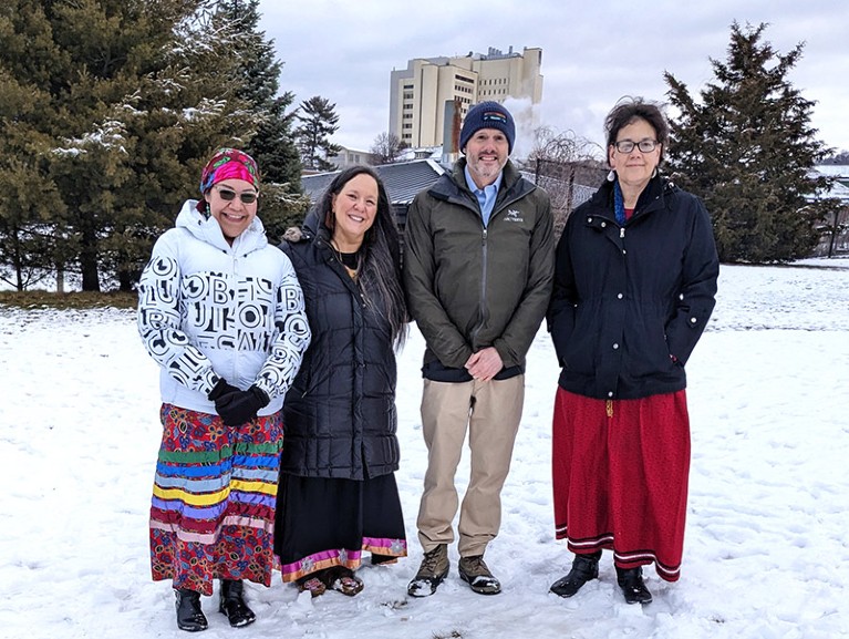 The CBIKS leadership team of (l-r) Ora Marek-Martinez, Sonya Atalay, Jon Woodruff and Bonnie Newsom