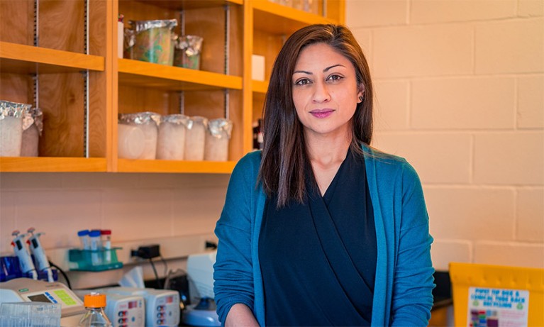 headshot of Prachee Avasthi in her lab