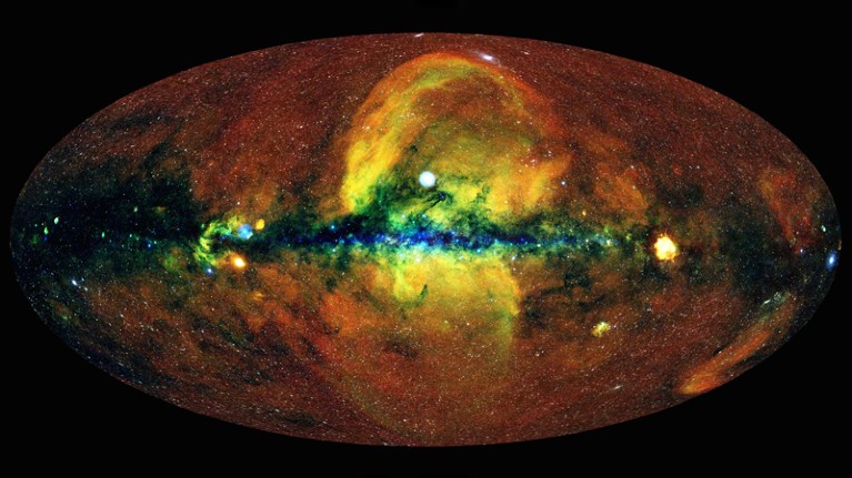 A colourful view of the universe as seen with the eROSITA X-ray telescope