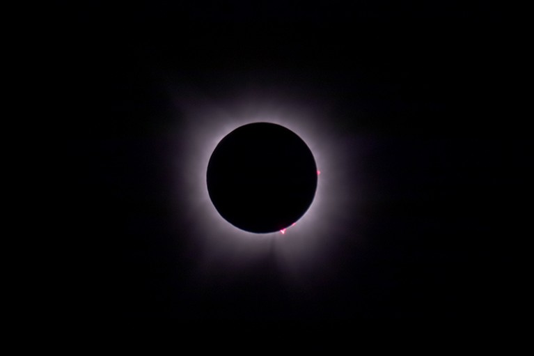 Full solar eclipse on April 8, 2024.