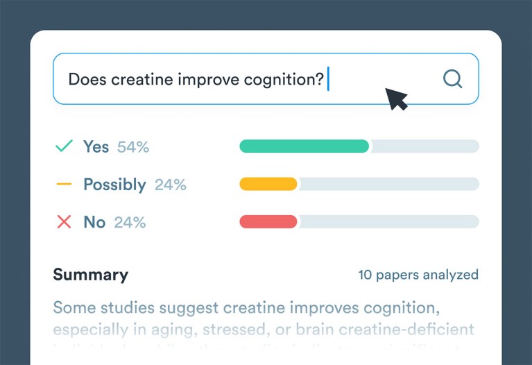 Screenshot of the Consensus interface.