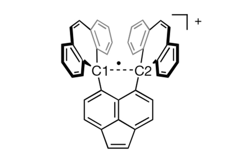 Diagrama esquemático de la molécula.