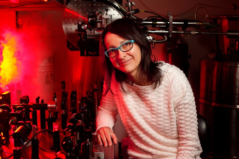 Portrait of Jelena Vuckovic in her lab