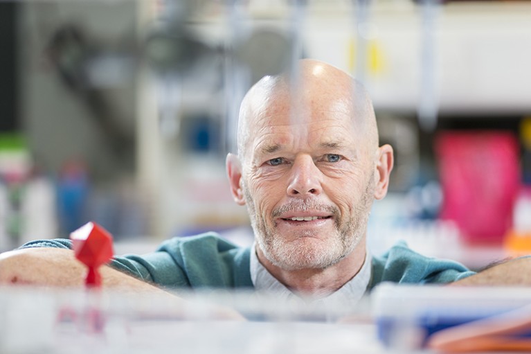 Colin Hill photographed in the lab at University College Cork