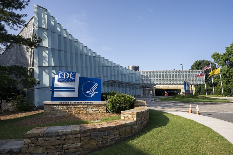 The exterior headquarters of the Centers for Disease Control and Prevention (CDC) in Atlanta, Georgia, U.S.