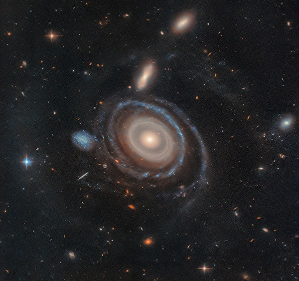 An image from NASA’s Hubble Space Telescope of the LEDA 1313424 galaxy.