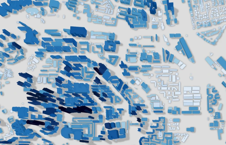 Giant 3D map shows almost every building in the world