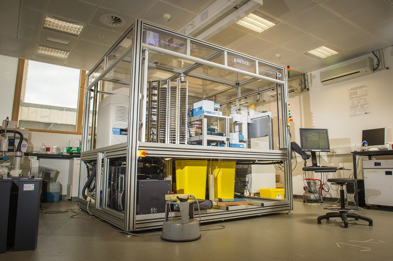 A general view of the EVE Robot Scientist project