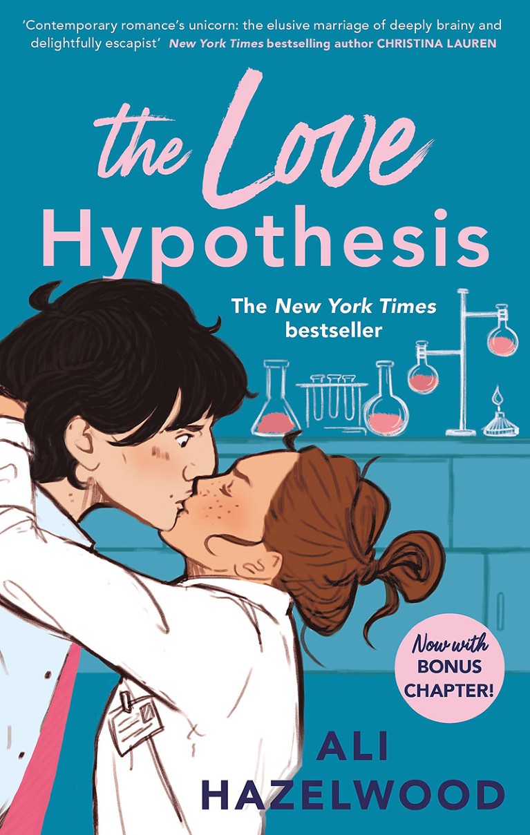Book cover for The Love Hypothesis by Ali Hazelwood.