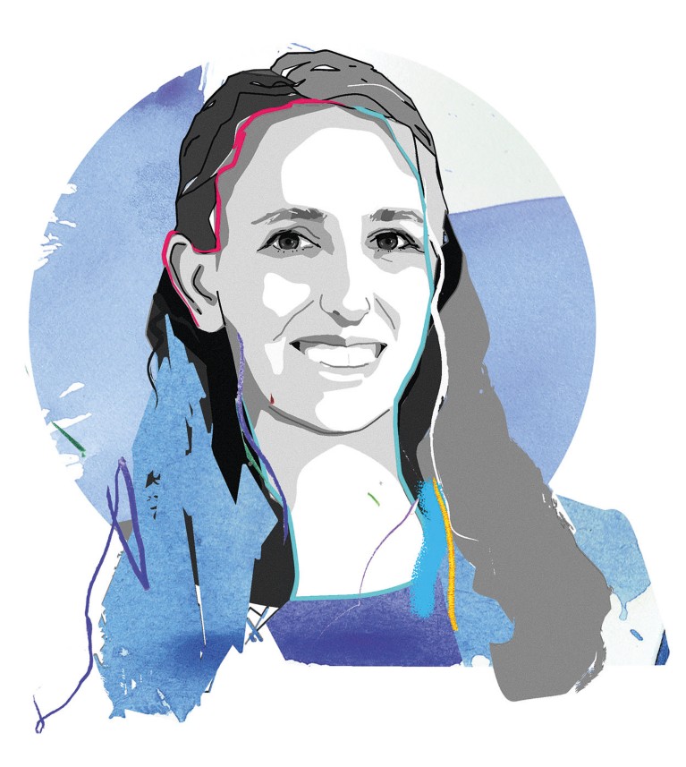 illustrated portrait of Priscilla Vensaus
