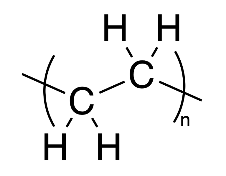 A diagram showing a molecule with a strong carbon-carbon bond