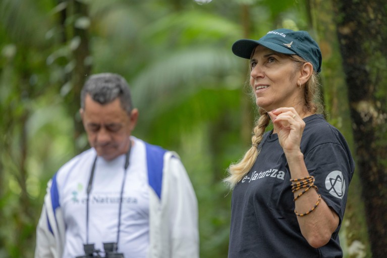 Eliseth Ribeiro Leão leads the e-Nature research group, studying nature's connection to health and wellbeing.