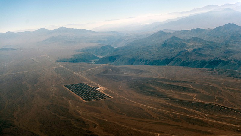 solar plant in Atacama desert