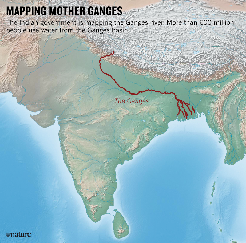 India Map Ganga River Indian Scientists Race To Map Ganges River In 3D